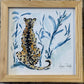 MEGAN RUCH FRAMED WATERCOLOR - CHEETAH