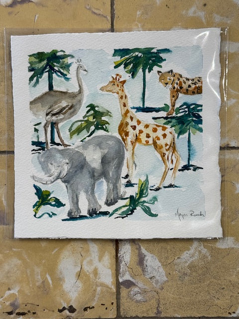 Original Watercolor - Jungle