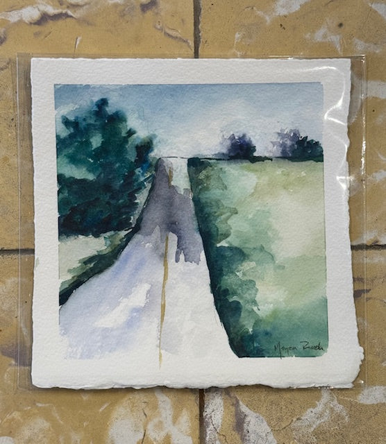 Original Watercolor -  Road II
