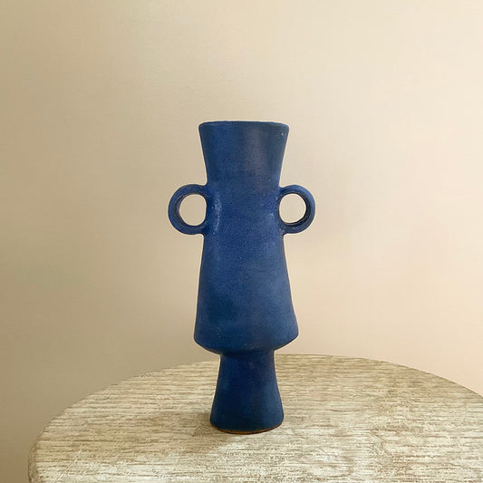 Cobalt Blue Slim Vase