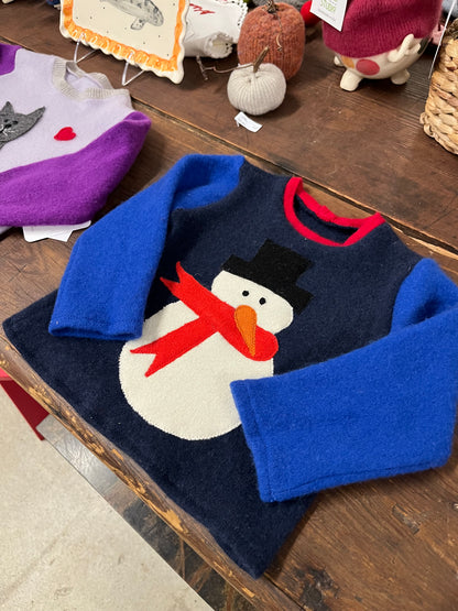 Repurposed Cashmere Children's Sweater - 12M