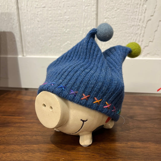 Repurposed Cashmere Baby Hat - Newborn