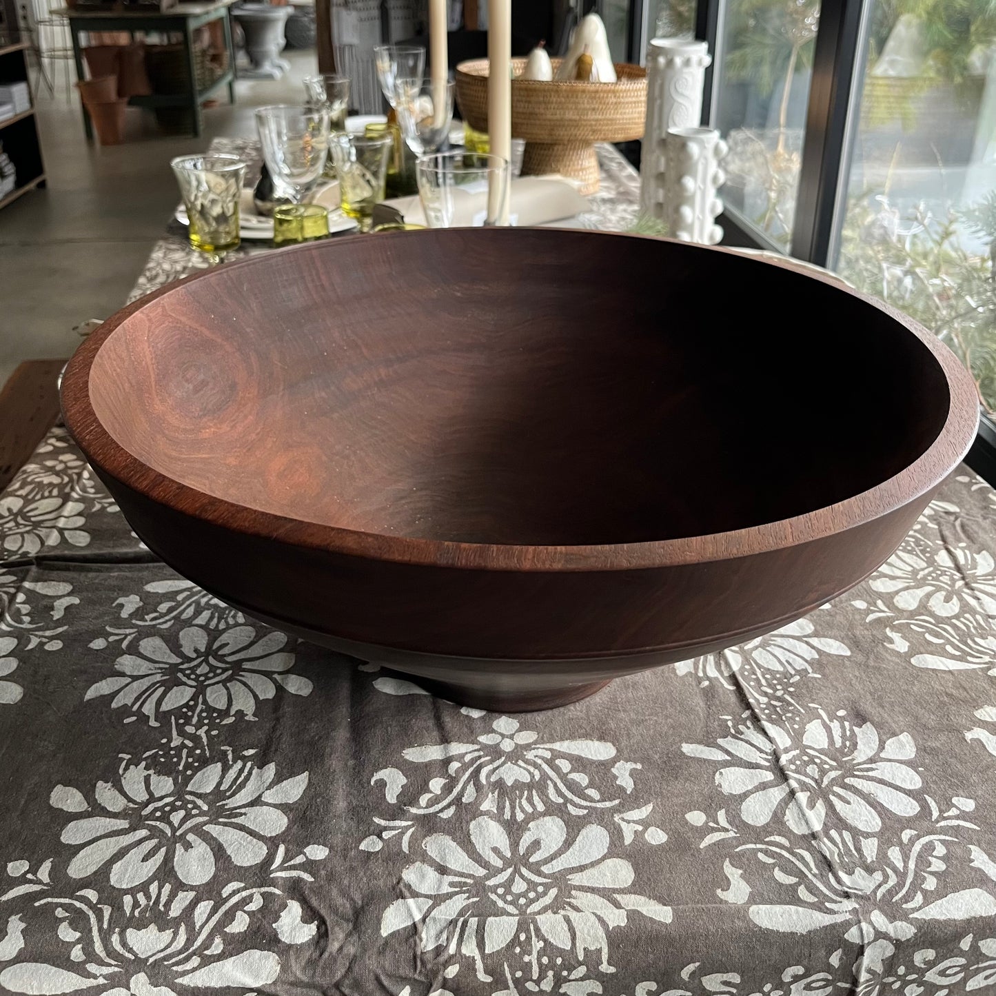Large Black Walnut Bowl