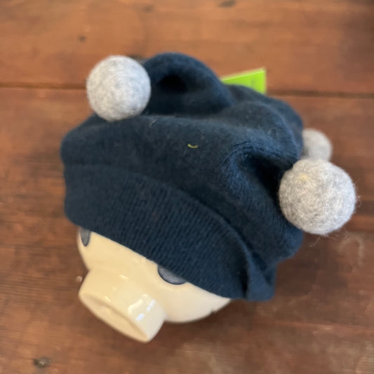 Repurposed Cashmere Baby Hat / 6-12 Months