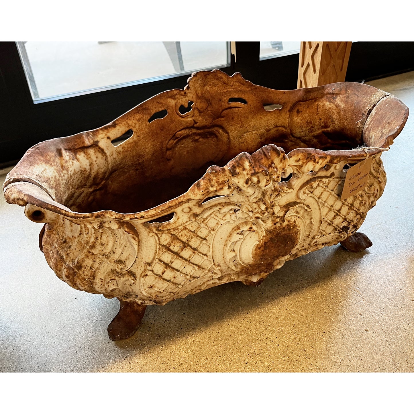 Victorian Cast Iron Planters