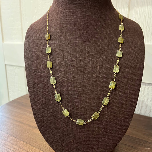 Green Garnet Necklace