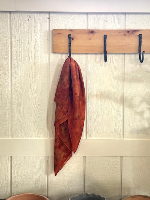 Botanically Dyed Silk Scarf
