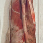 Botanically Dyed Silk Scarf - Pink and Orange