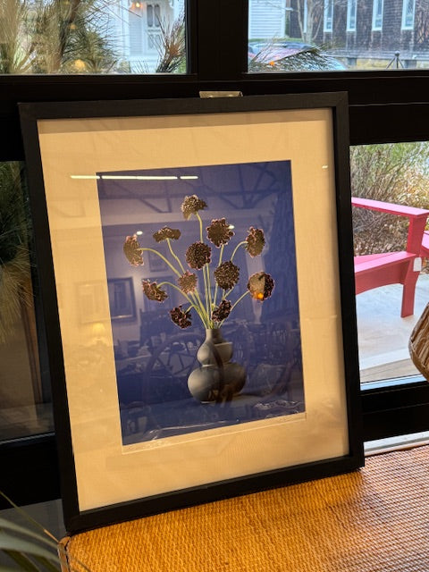Tiny Vases Velvet Night Framed Photograph
