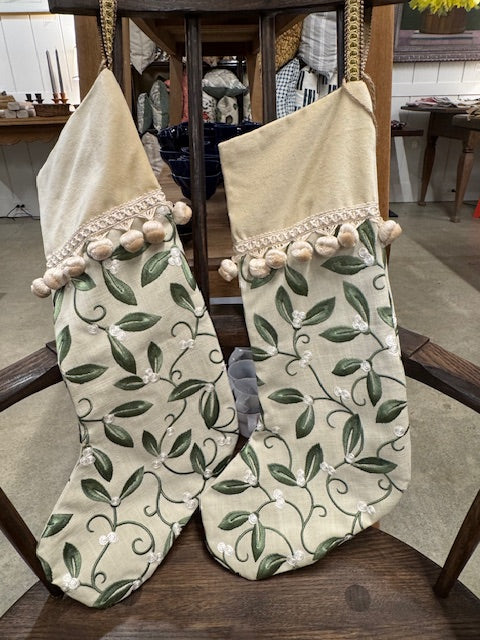 Stocking - William Morris Mistletoe