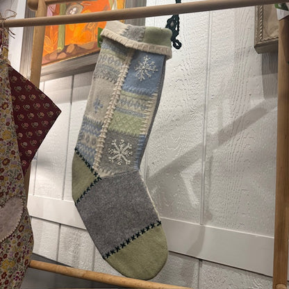 Repurposed Wool Stocking - Large
