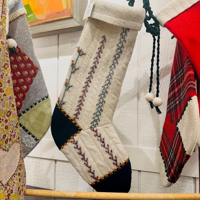 Repurposed Wool Stocking - Large