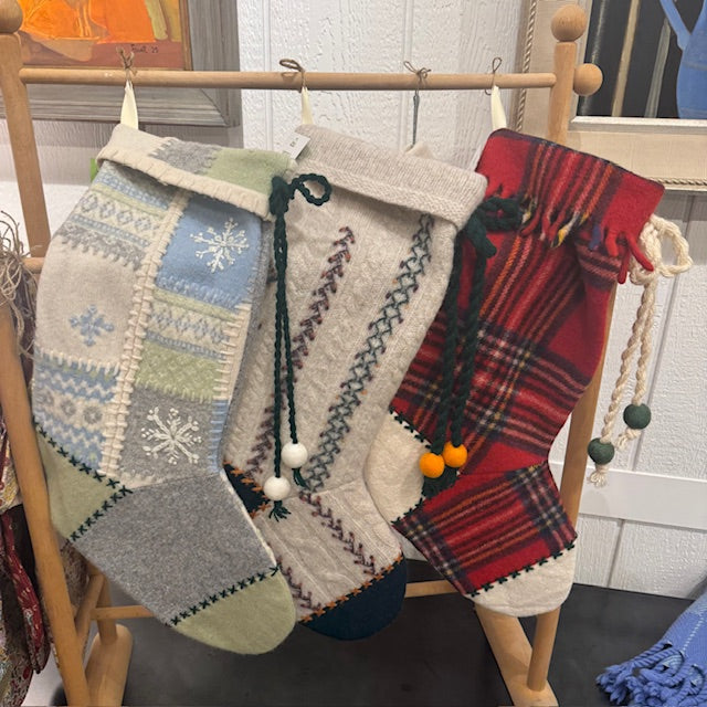 Repurposed Wool Stocking - Large