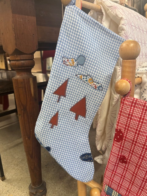 Handcut Applique Stocking - Kids