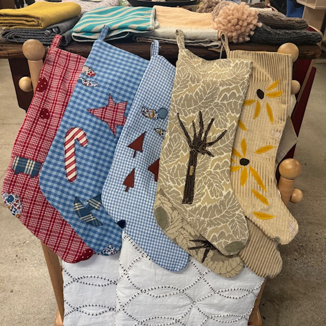 Handcut Applique Stocking - Kids