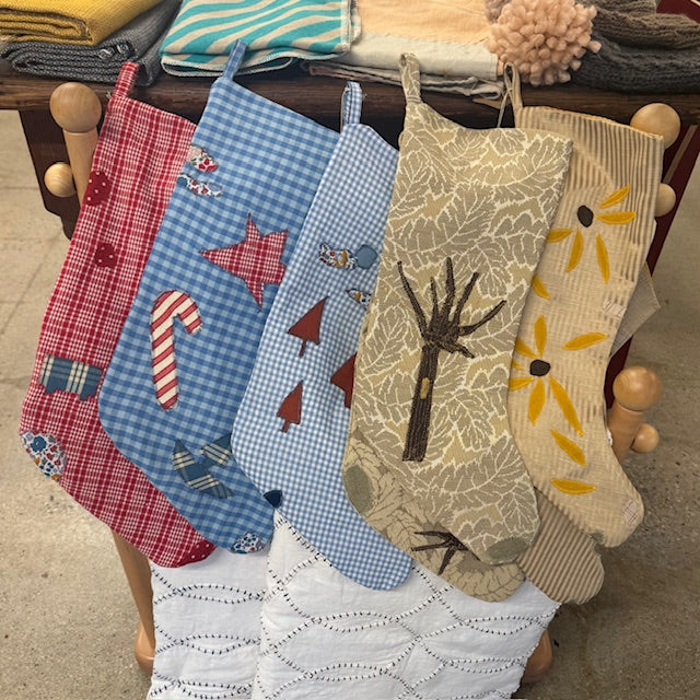 Handcut Applique Stocking - Kids