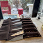 Handmade Steak Knife Set of 6 - Dark Walnut