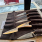 Handmade Steak Knife Set of 6 - Light Maple