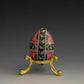 "Iva" Hand Painted Bantam Chicken Eggshell