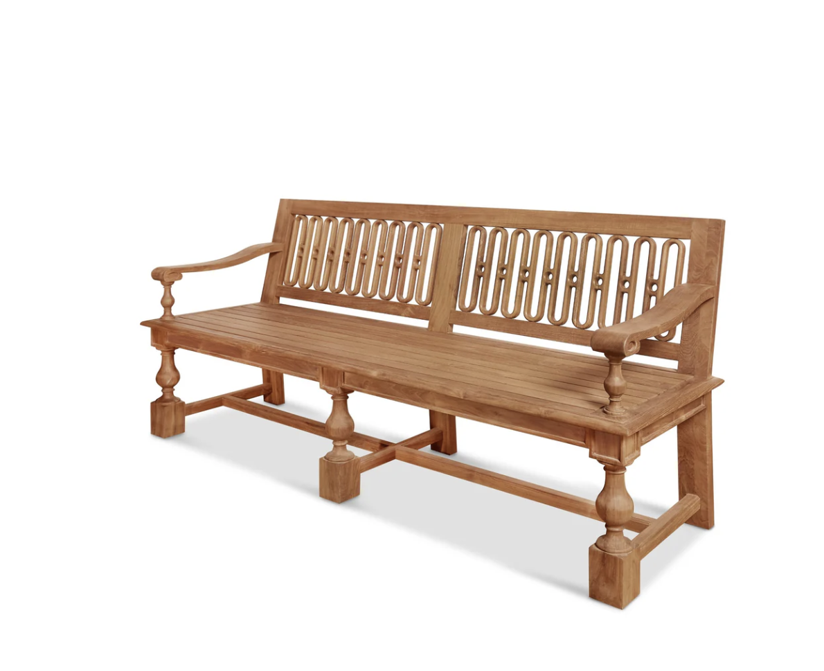 Sienna Kingston Teak Bench Bunny Williams Home