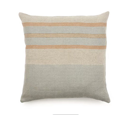 Belgian Linen Multi Stripe Pillow Cover