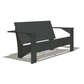 Outdoor Loveseat with Side Table