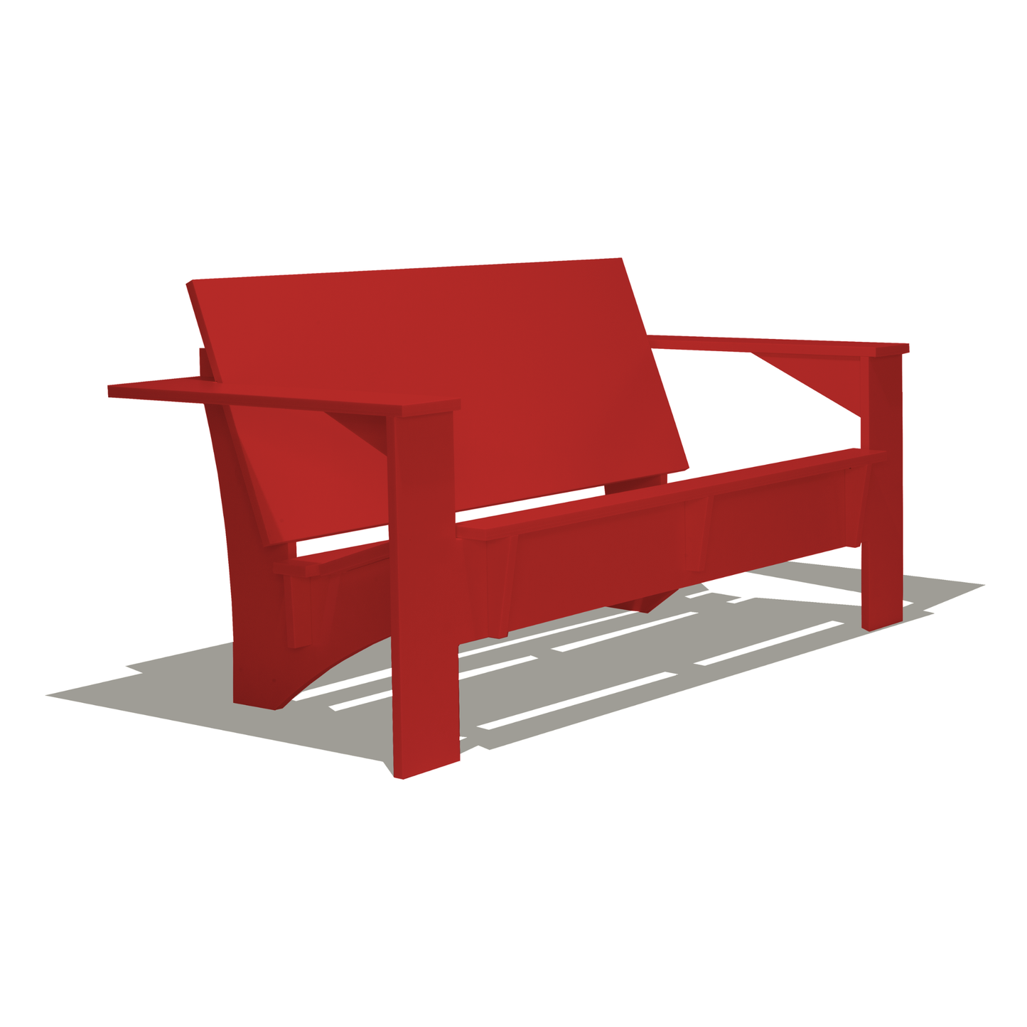Outdoor Loveseat with Side Table