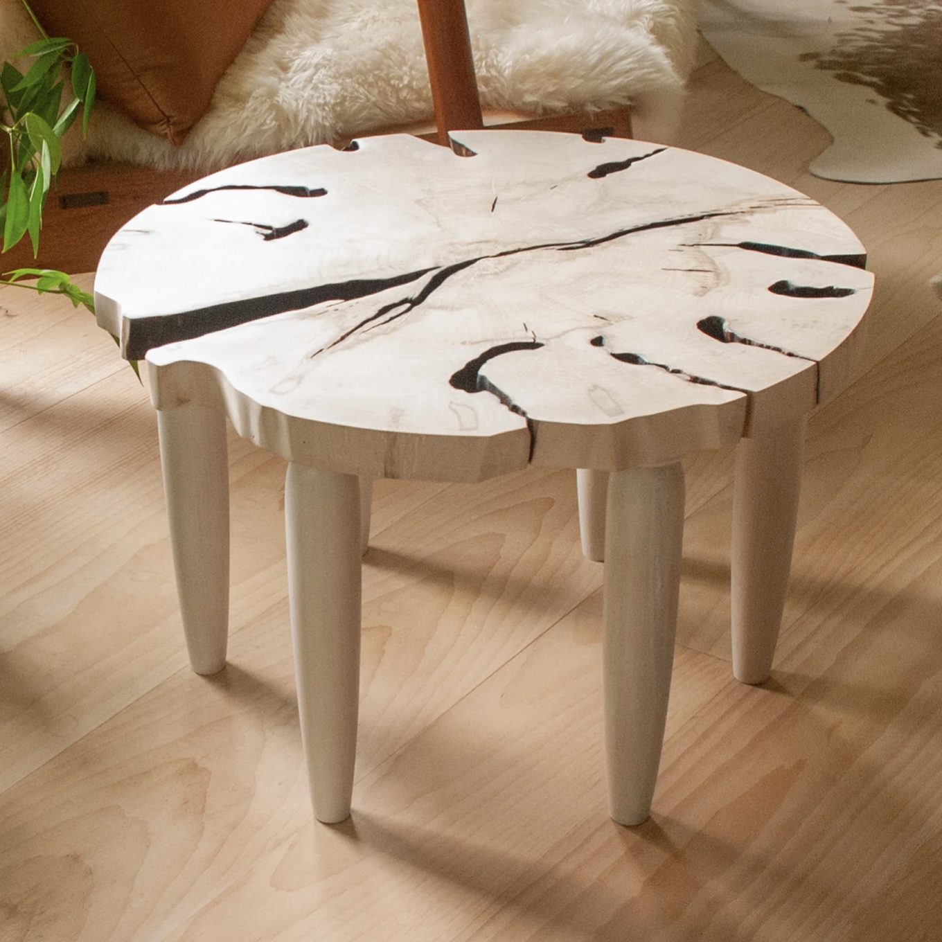 Maple "Cookie" Side Table