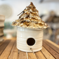 Tan Small Ceramic Birdhouse Pam Church