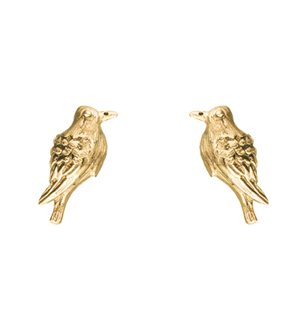 Small Peace Dove Studs