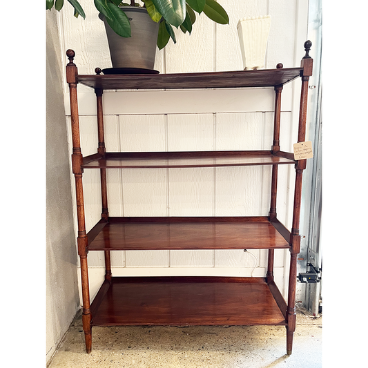 English 19th Century Regency Mahogany Etagere