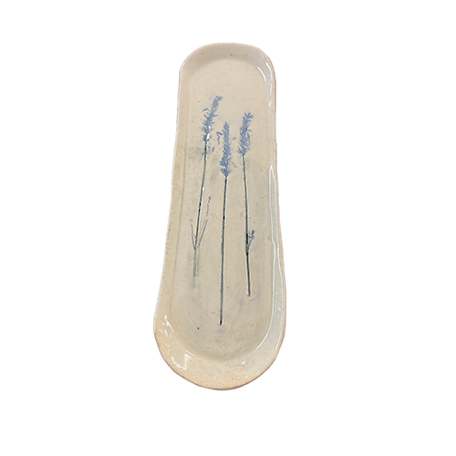 Handmade Ceramic Lavender Tray II