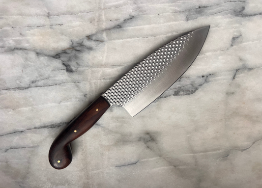 Handmade Chef Knife - Dark Walnut