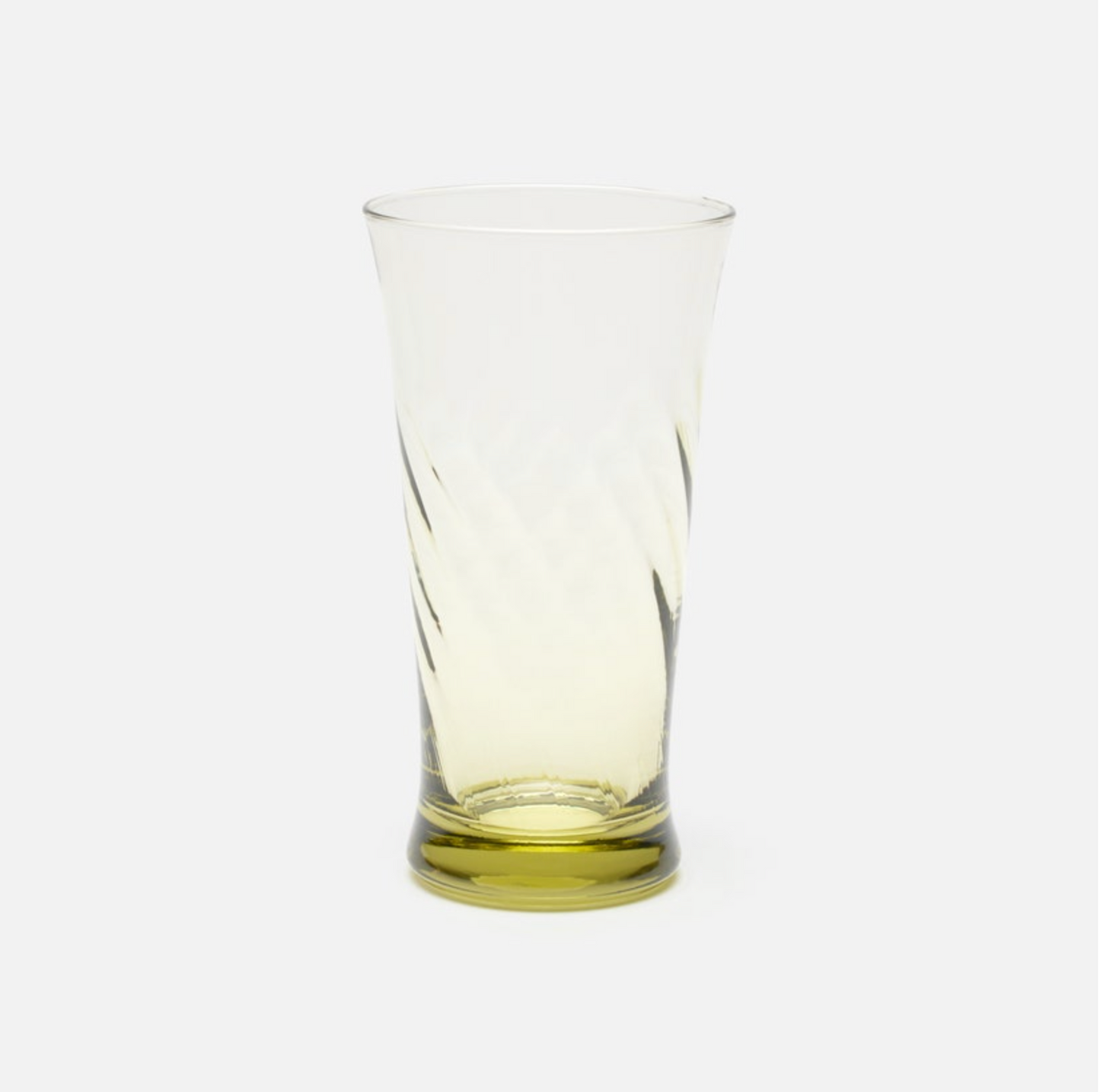 Spiral Highball Glass in Green