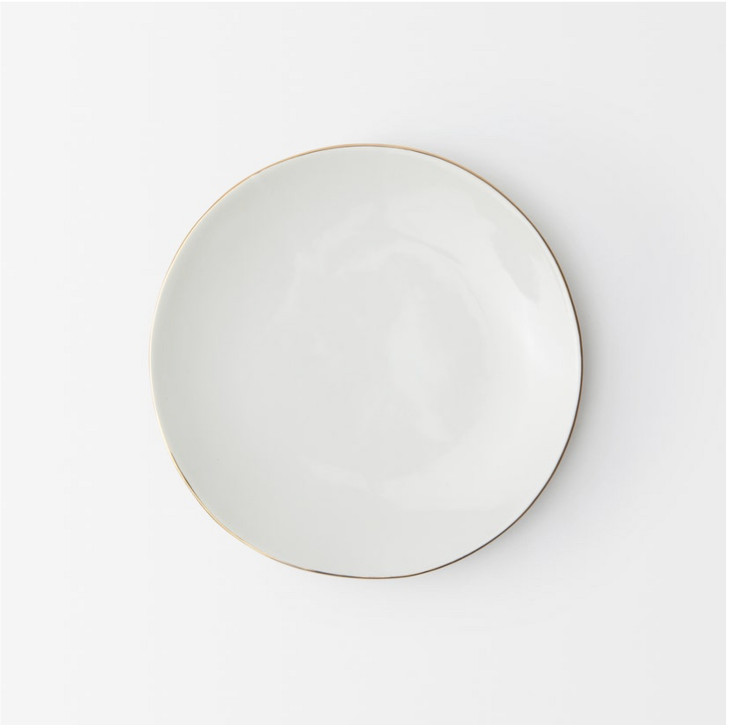 Gold-Rimmed Salad Plate