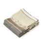 Belgian Linen Guest Towel Beeswax Stripe