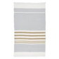 Belgian Linen Guest Towel - Ash Stripe