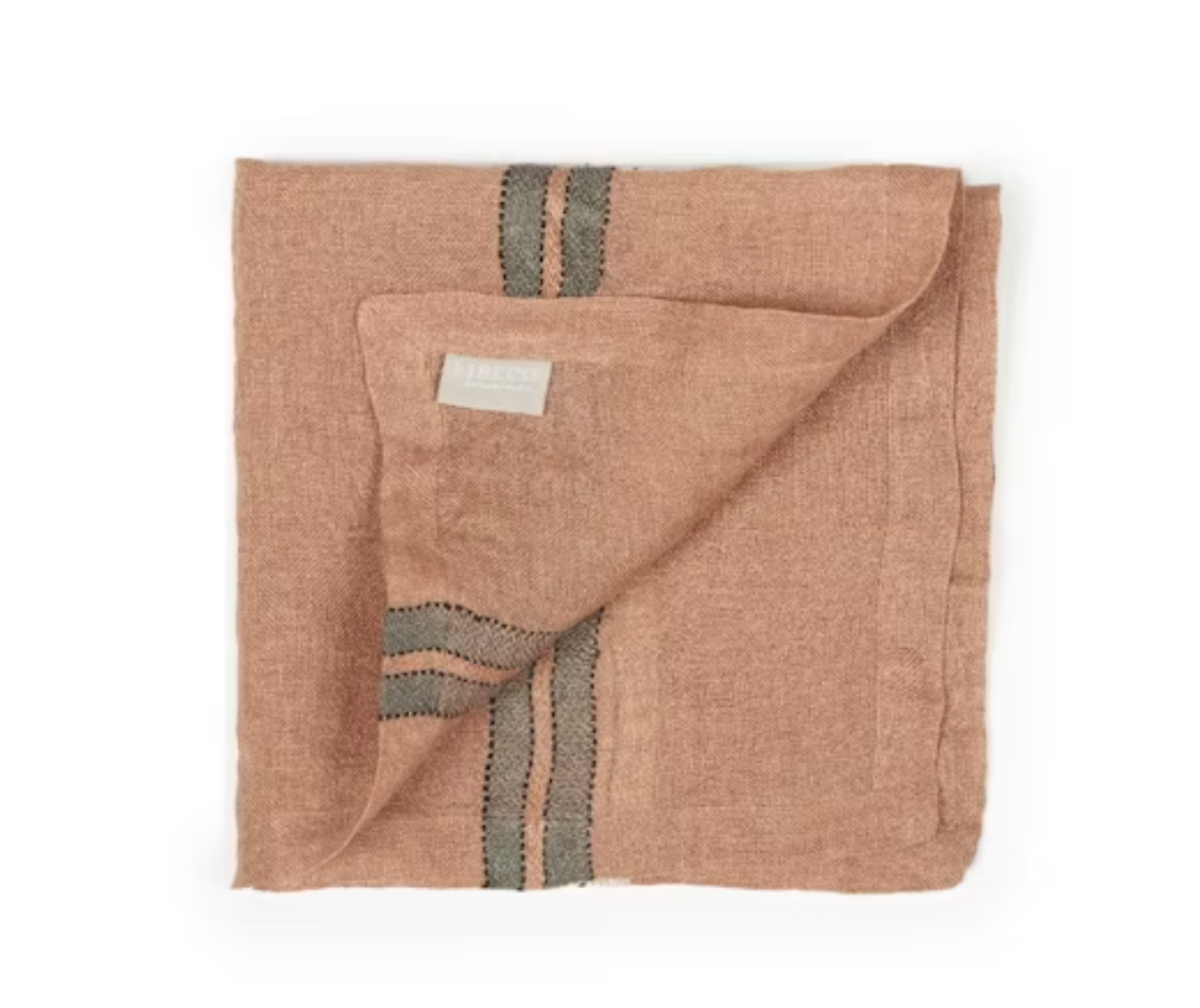 Belgian Linen Napkin - Mojave Stripe