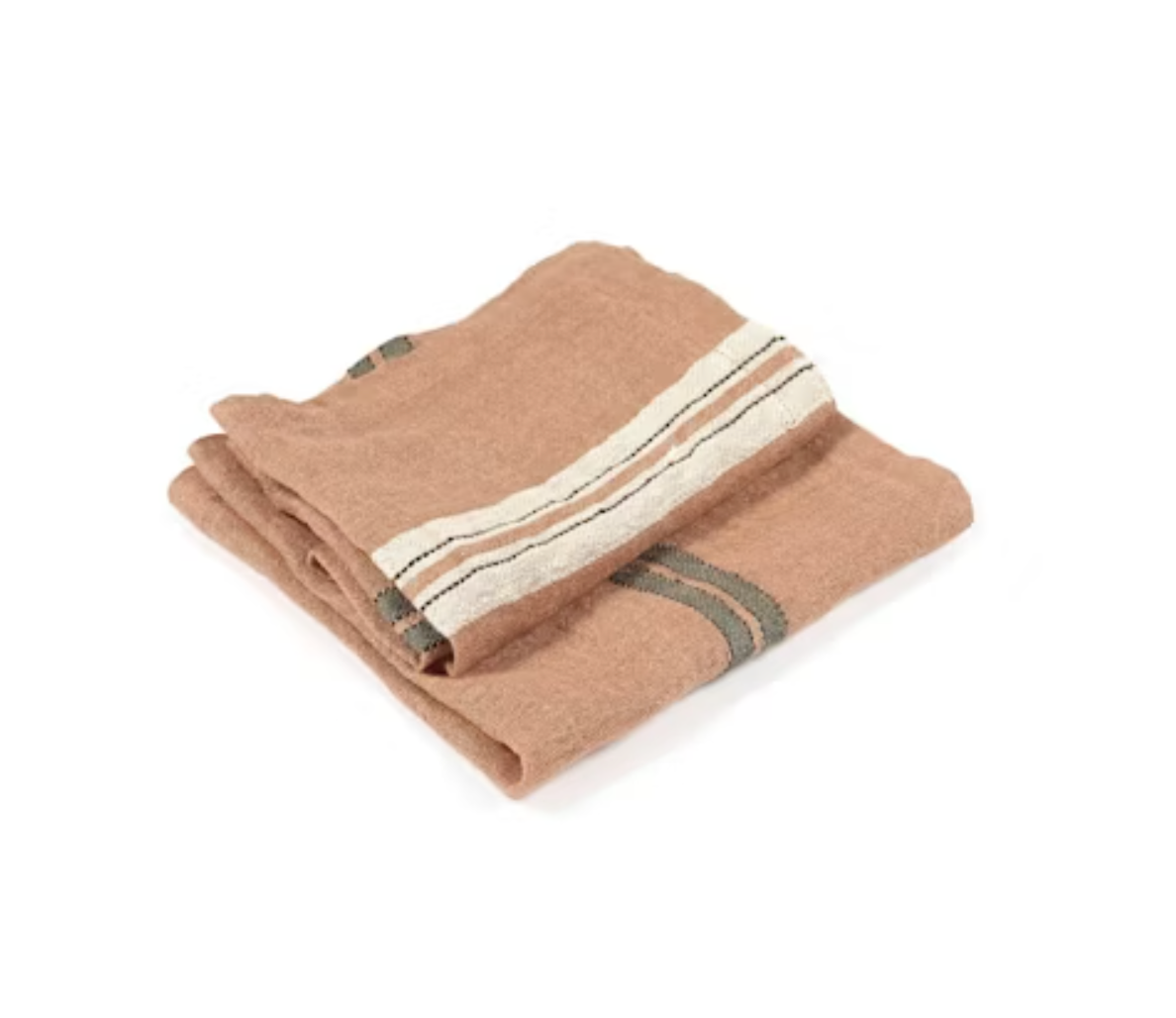 Belgian Linen Napkin - Mojave Stripe