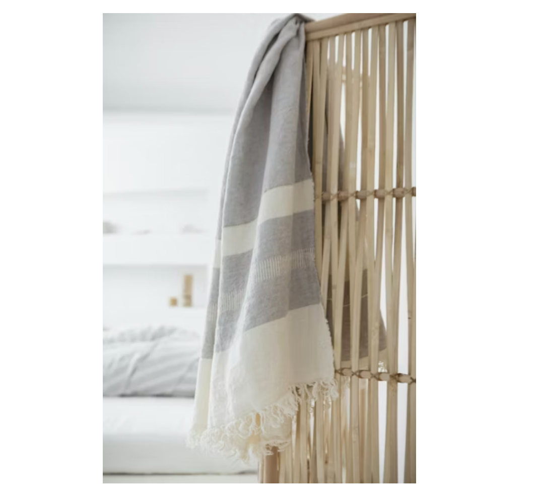 Belgian Linen Guest Towel - Gent Stripe
