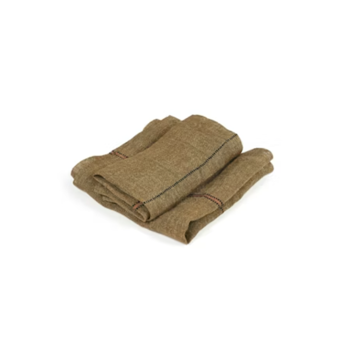 Belgian Linen Marie Napkin - Bronze Stripe