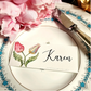 Seashell "Parrot Tulips" Place Cards Mr. P's Place Card Co.