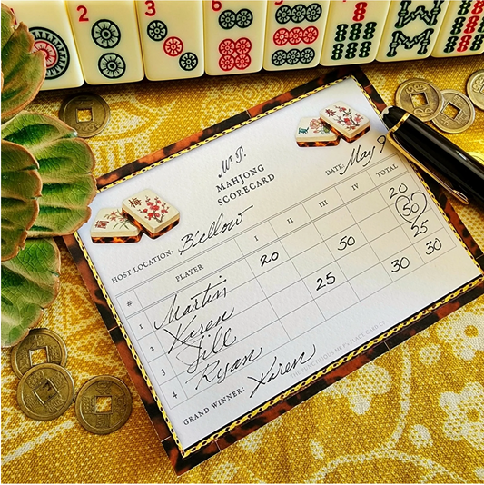 Light Gray Mahjong Playcards Mr. P's Place Card Co.