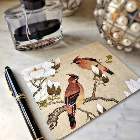 Gray "Silktale Cardinal" Note Cards Mr. P's Place Card Co.