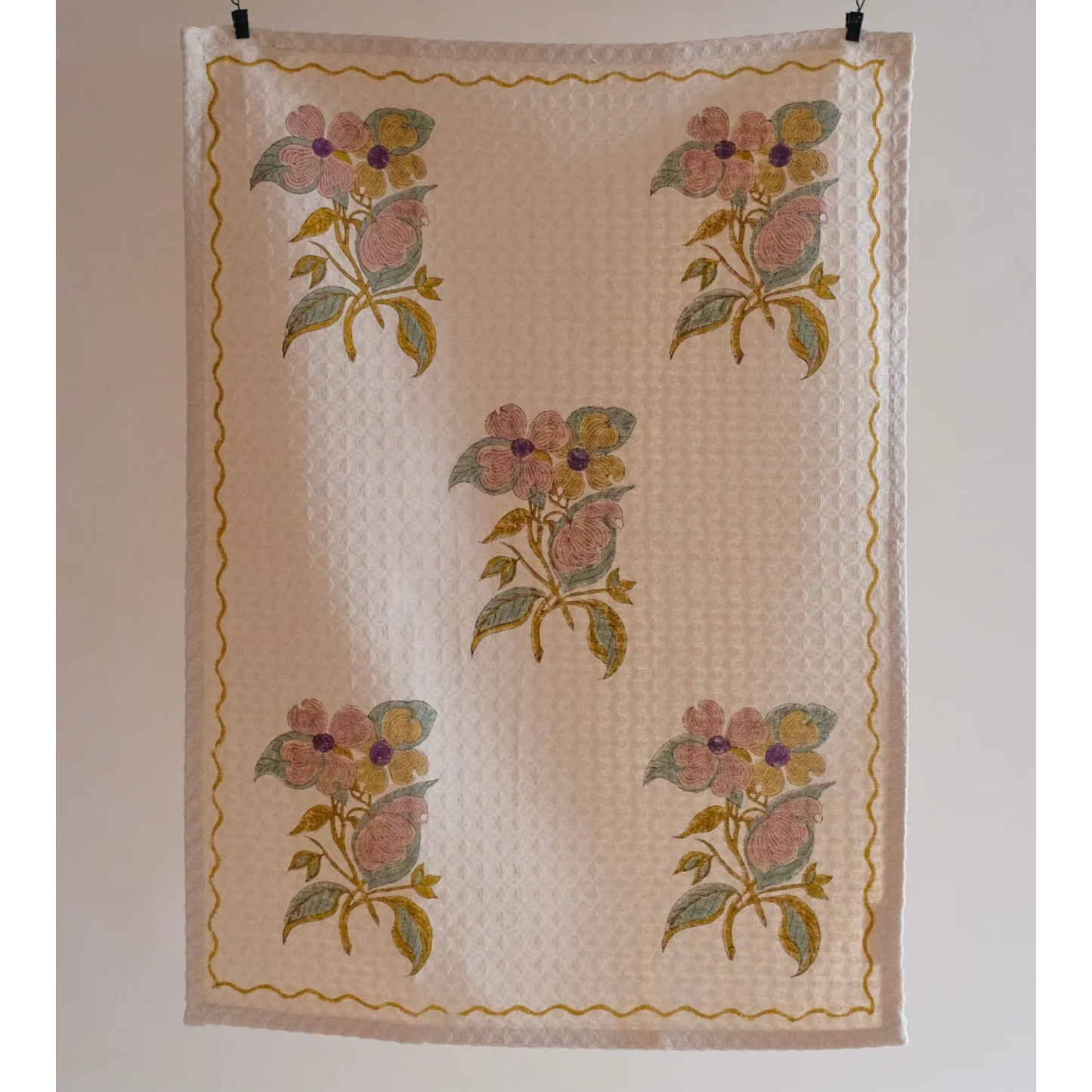 Soma Waffle Weave Tea Towel in English Lavender