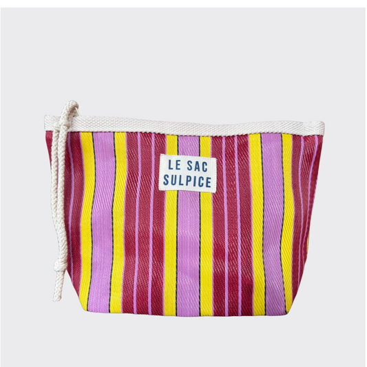 Lavender Havana Large Pouch in Sangria Le Sac Sulpice