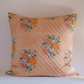 Sienna Dia - Hand Block-printed Quilted Euro Sham in café au lait Soil to Studio