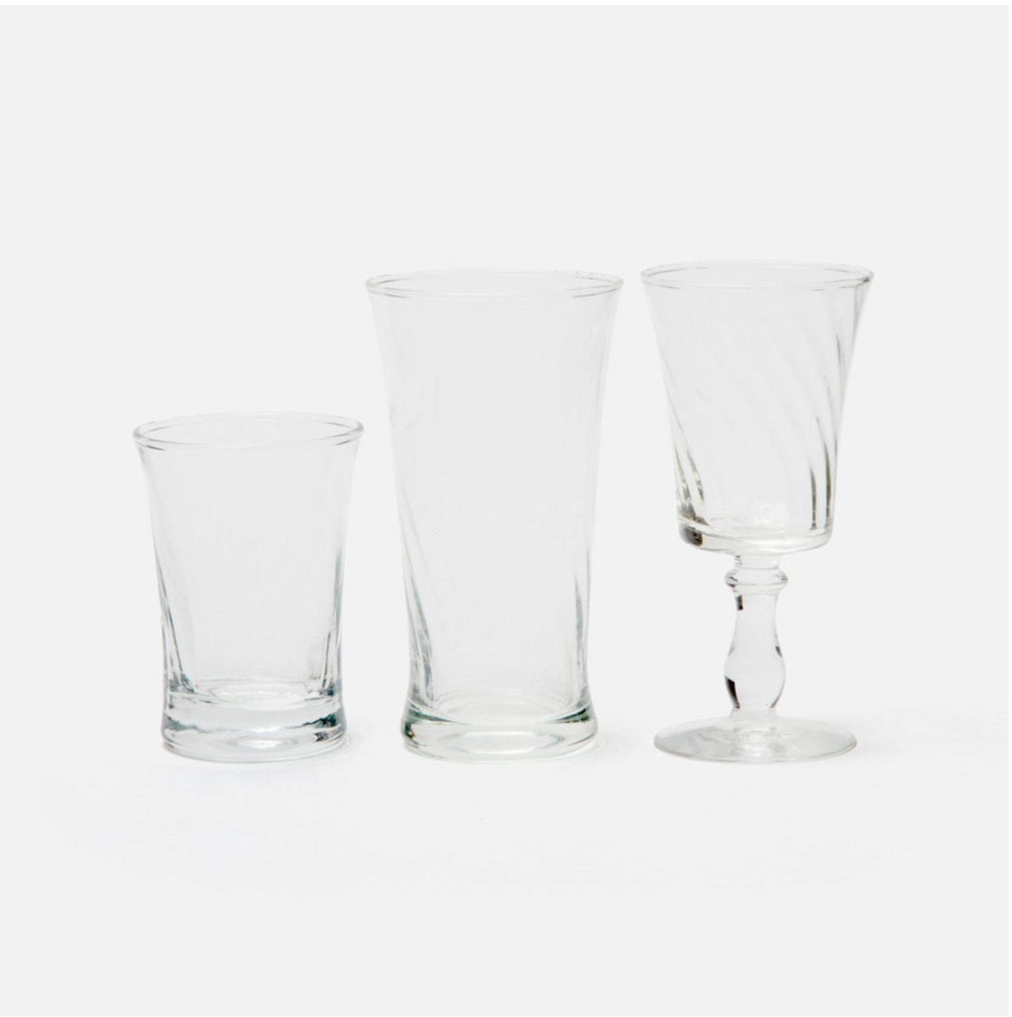 Spiral Tumbler in Clear