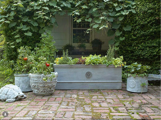 Florentine Rectangular Smooth Edged Planter