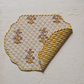 Gray Sanvi Handblock Printed Placemat - Set of 2 Soil to Studio